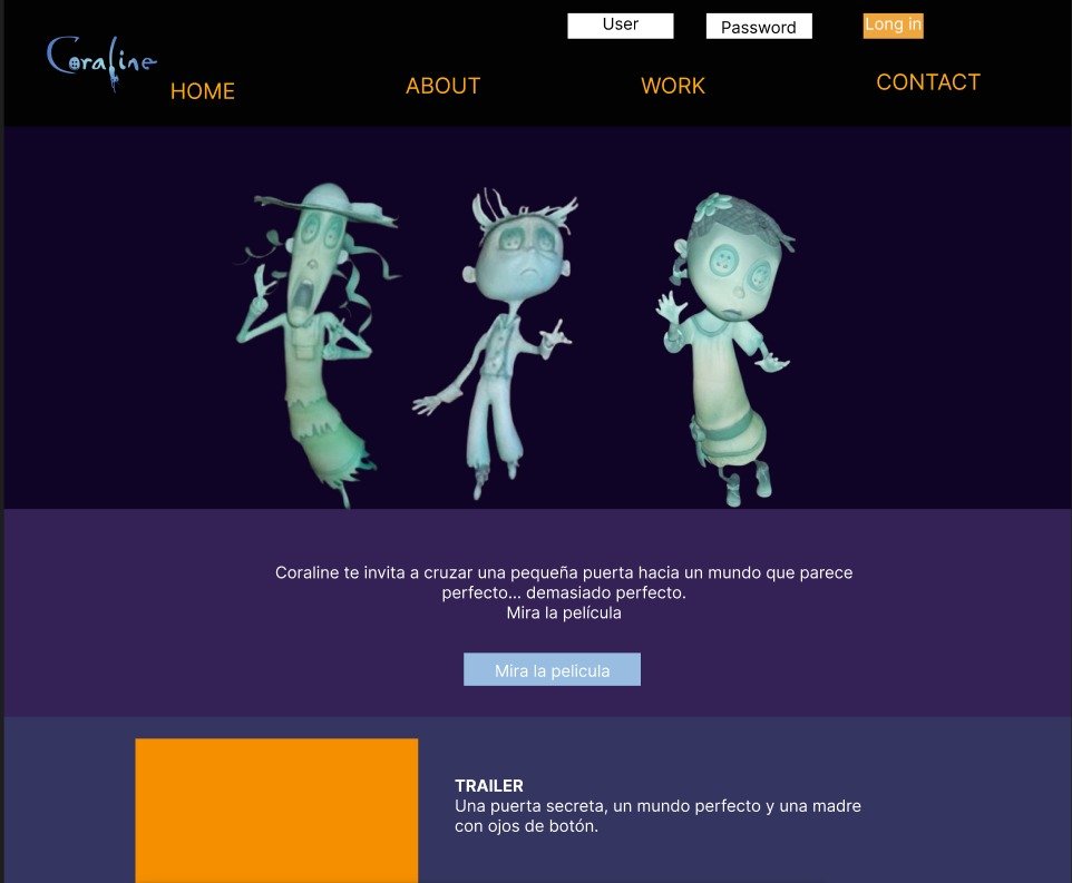Proyecto Web 2 - Diseño Coraline